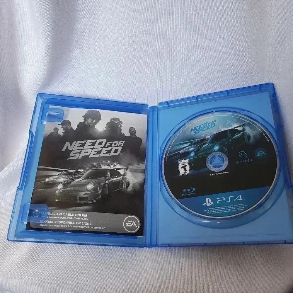 Play station 4 set of 2 games mortal kombat x & need for speed